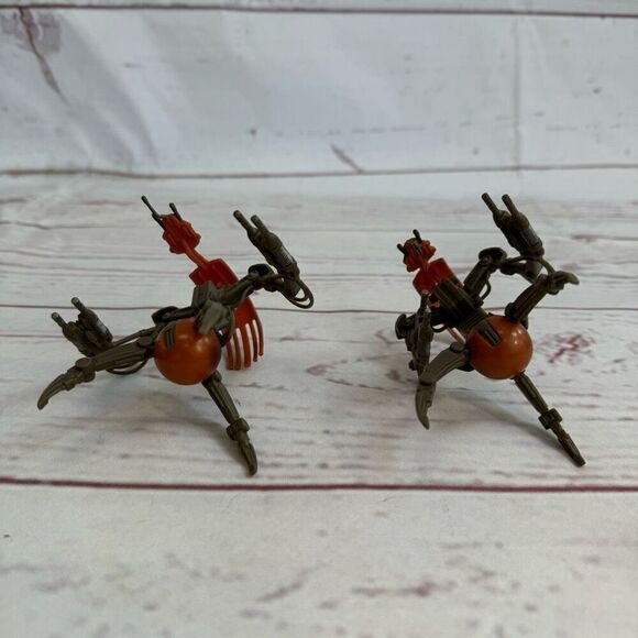 Star Wars Episode Ii Attack of the Clones Destroyer Droid Hasbro 2003 2 piece se - Picture 5 of 8